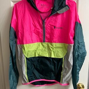 EUC - Cotopaxi Women's Colorblock Jacket - Pink, Lime, Gray - Worn Once